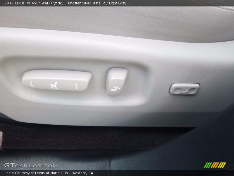 Tungsten Silver Metallic / Light Gray 2012 Lexus RX 450h AWD Hybrid