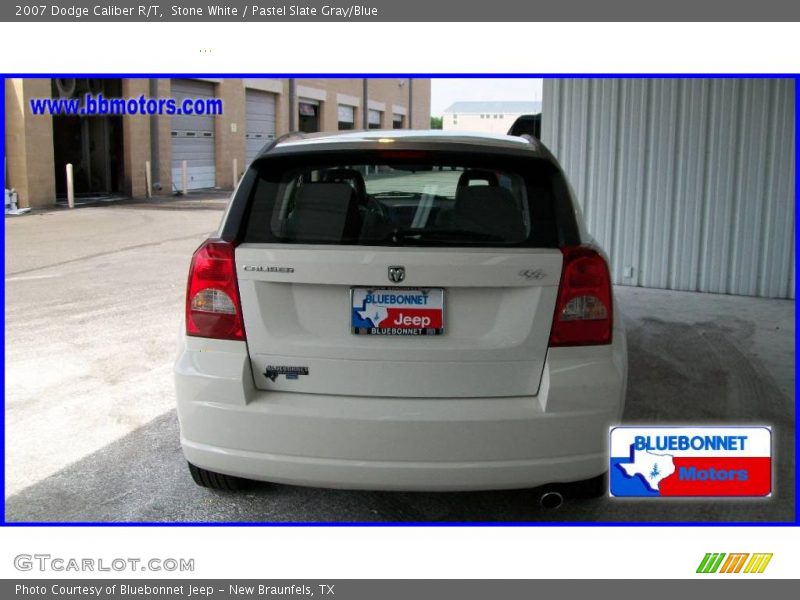 Stone White / Pastel Slate Gray/Blue 2007 Dodge Caliber R/T