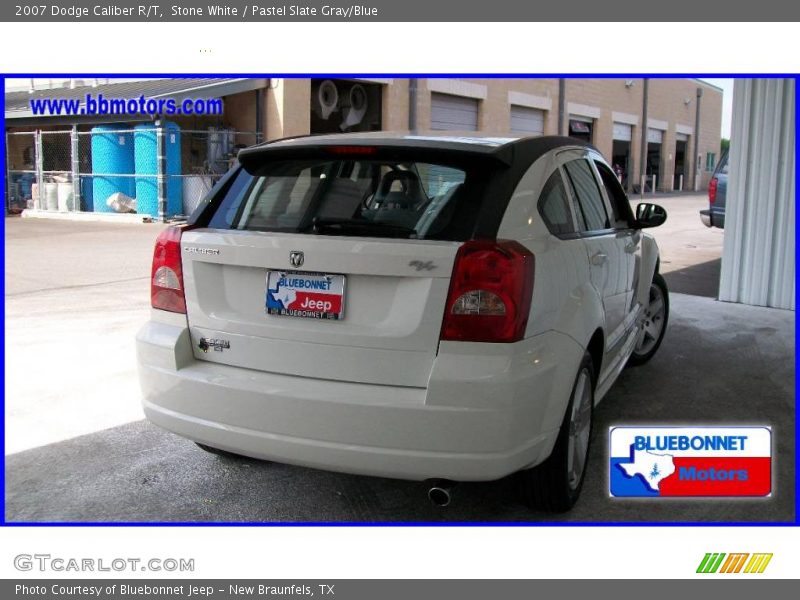 Stone White / Pastel Slate Gray/Blue 2007 Dodge Caliber R/T