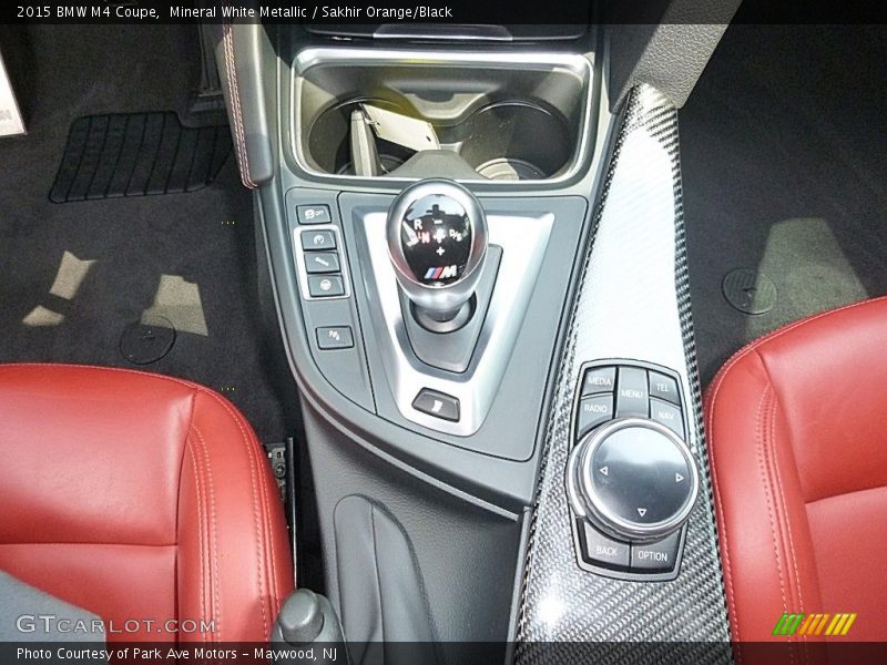 Mineral White Metallic / Sakhir Orange/Black 2015 BMW M4 Coupe