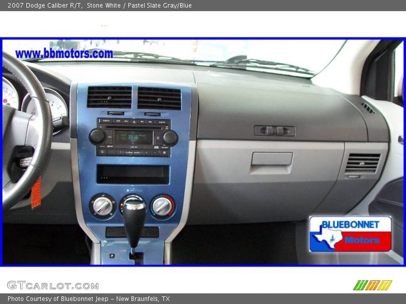 Stone White / Pastel Slate Gray/Blue 2007 Dodge Caliber R/T