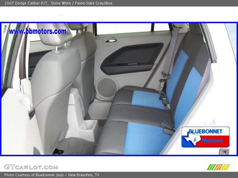Stone White / Pastel Slate Gray/Blue 2007 Dodge Caliber R/T