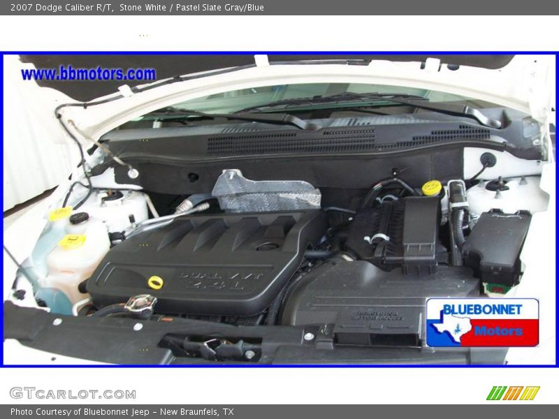 Stone White / Pastel Slate Gray/Blue 2007 Dodge Caliber R/T