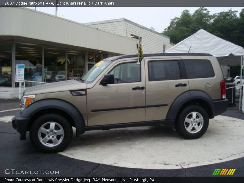 Light Khaki Metallic / Dark Khaki 2007 Dodge Nitro SXT 4x4