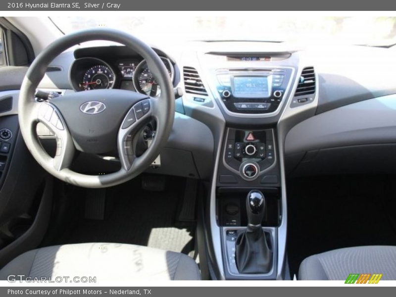 Silver / Gray 2016 Hyundai Elantra SE