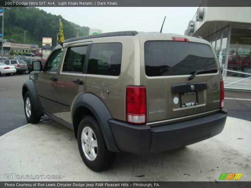 Light Khaki Metallic / Dark Khaki 2007 Dodge Nitro SXT 4x4