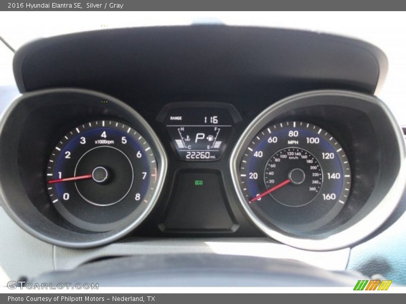 Silver / Gray 2016 Hyundai Elantra SE
