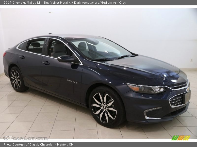 Blue Velvet Metallic / Dark Atmosphere/Medium Ash Gray 2017 Chevrolet Malibu LT