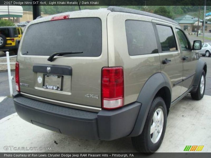 Light Khaki Metallic / Dark Khaki 2007 Dodge Nitro SXT 4x4