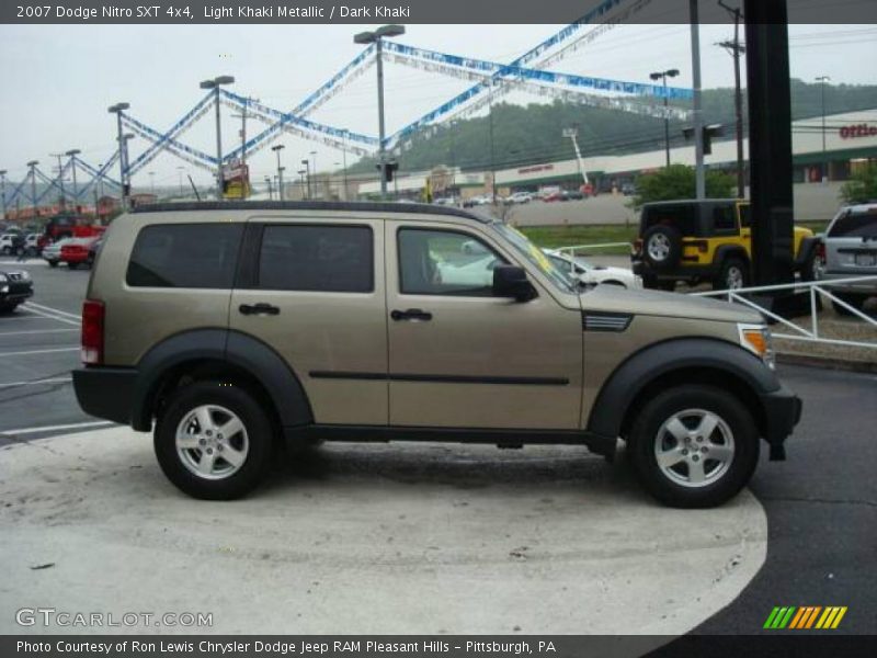 Light Khaki Metallic / Dark Khaki 2007 Dodge Nitro SXT 4x4