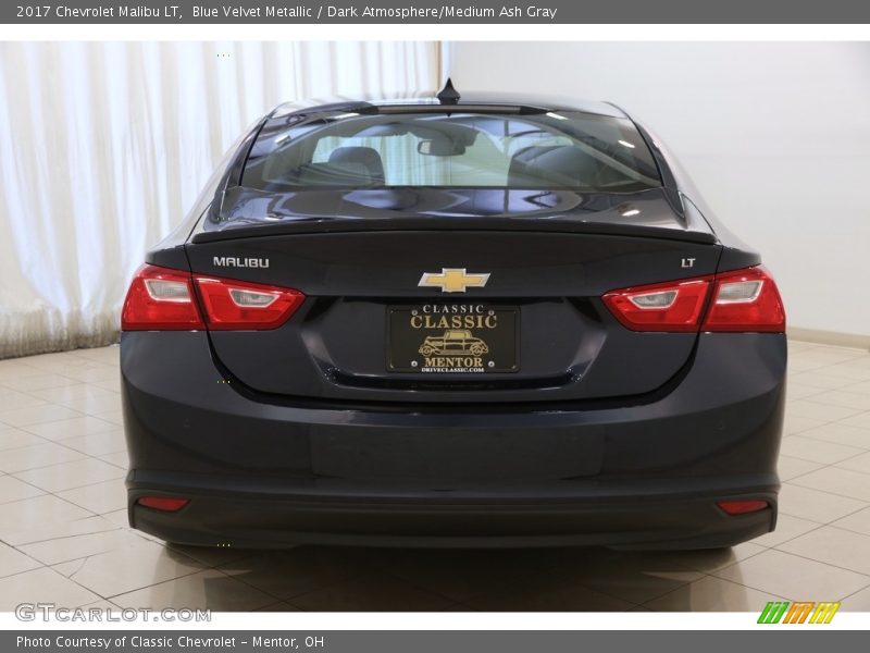 Blue Velvet Metallic / Dark Atmosphere/Medium Ash Gray 2017 Chevrolet Malibu LT