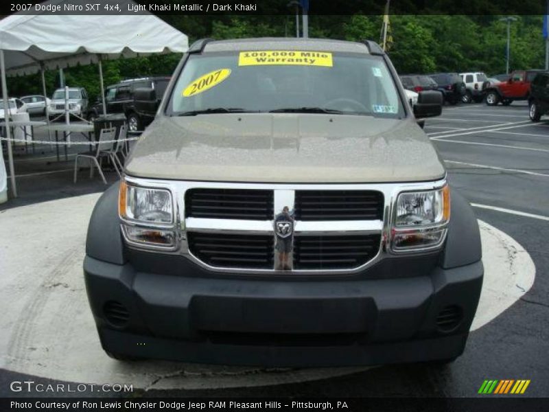 Light Khaki Metallic / Dark Khaki 2007 Dodge Nitro SXT 4x4