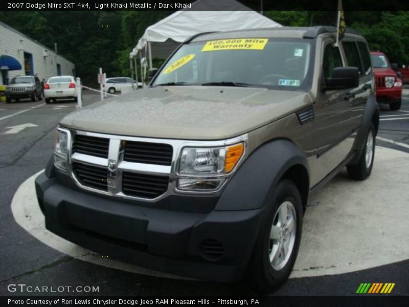 Light Khaki Metallic / Dark Khaki 2007 Dodge Nitro SXT 4x4