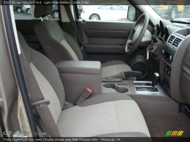 Light Khaki Metallic / Dark Khaki 2007 Dodge Nitro SXT 4x4