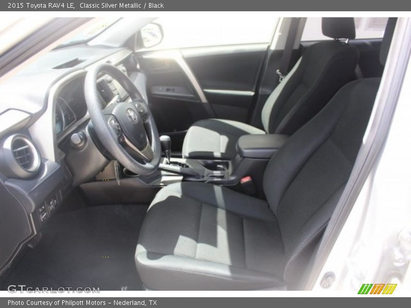 Classic Silver Metallic / Black 2015 Toyota RAV4 LE