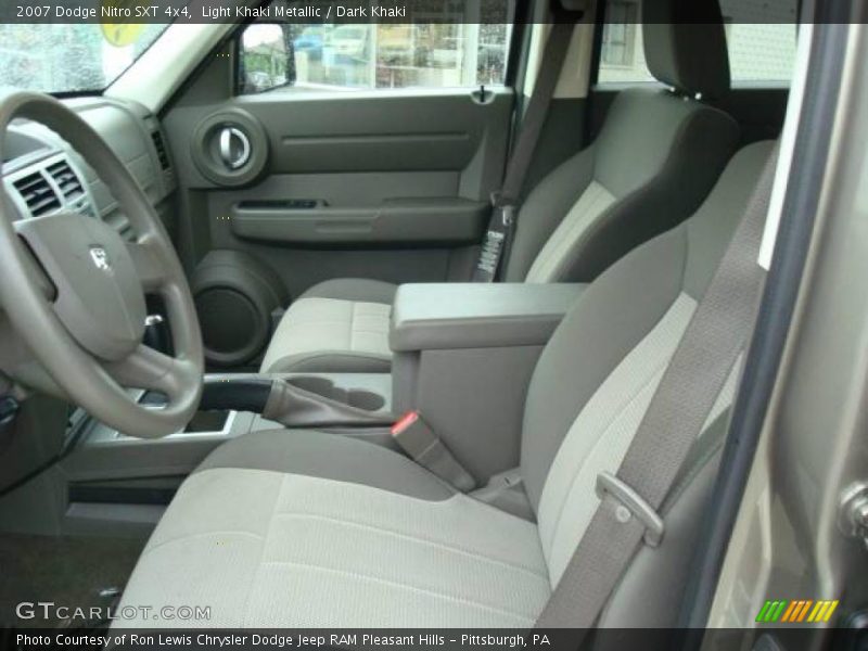 Light Khaki Metallic / Dark Khaki 2007 Dodge Nitro SXT 4x4