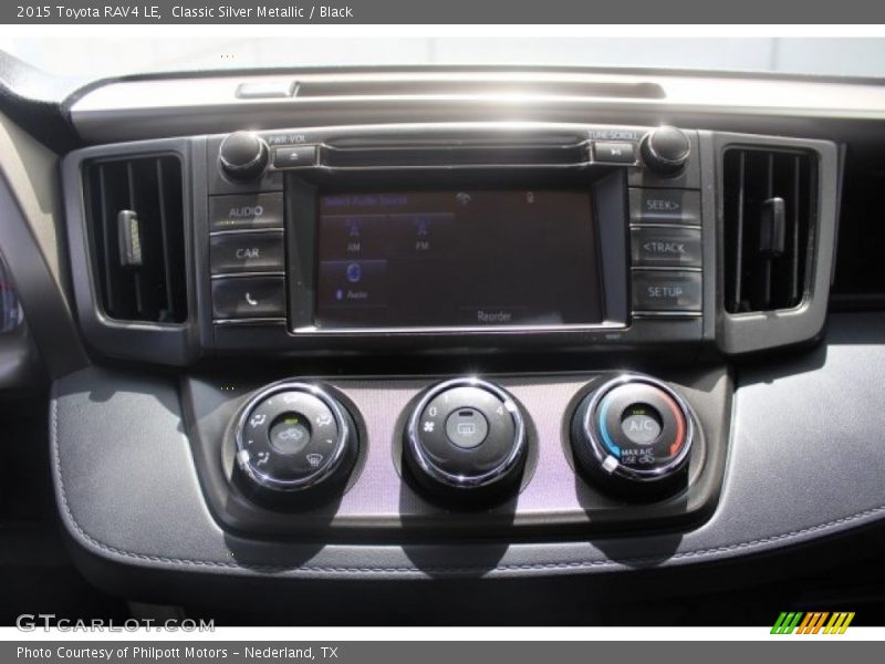 Classic Silver Metallic / Black 2015 Toyota RAV4 LE