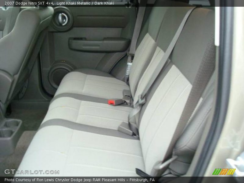 Light Khaki Metallic / Dark Khaki 2007 Dodge Nitro SXT 4x4