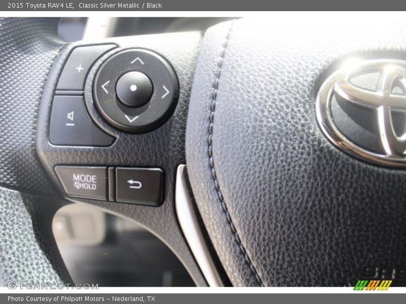 Classic Silver Metallic / Black 2015 Toyota RAV4 LE