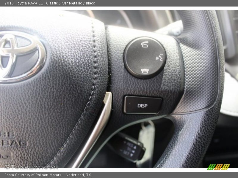 Classic Silver Metallic / Black 2015 Toyota RAV4 LE