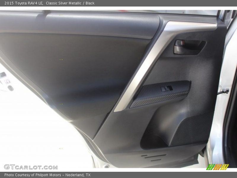 Classic Silver Metallic / Black 2015 Toyota RAV4 LE