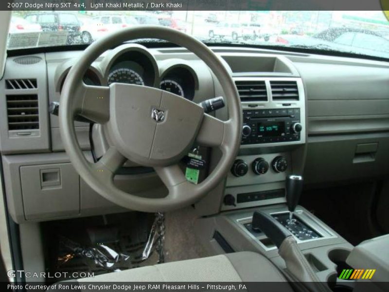 Light Khaki Metallic / Dark Khaki 2007 Dodge Nitro SXT 4x4