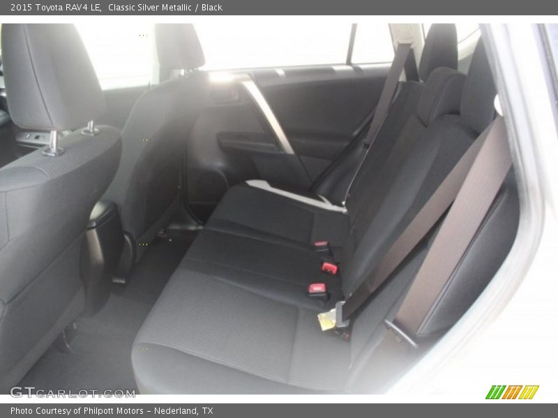 Classic Silver Metallic / Black 2015 Toyota RAV4 LE