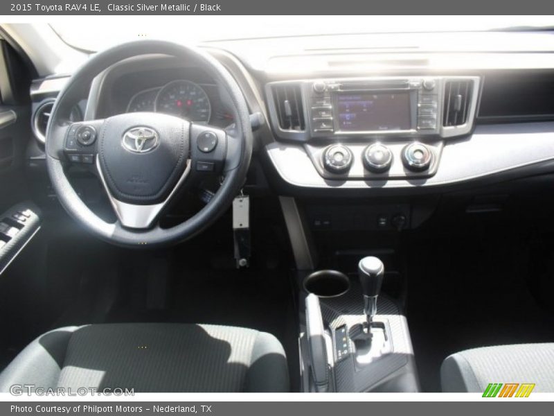 Classic Silver Metallic / Black 2015 Toyota RAV4 LE
