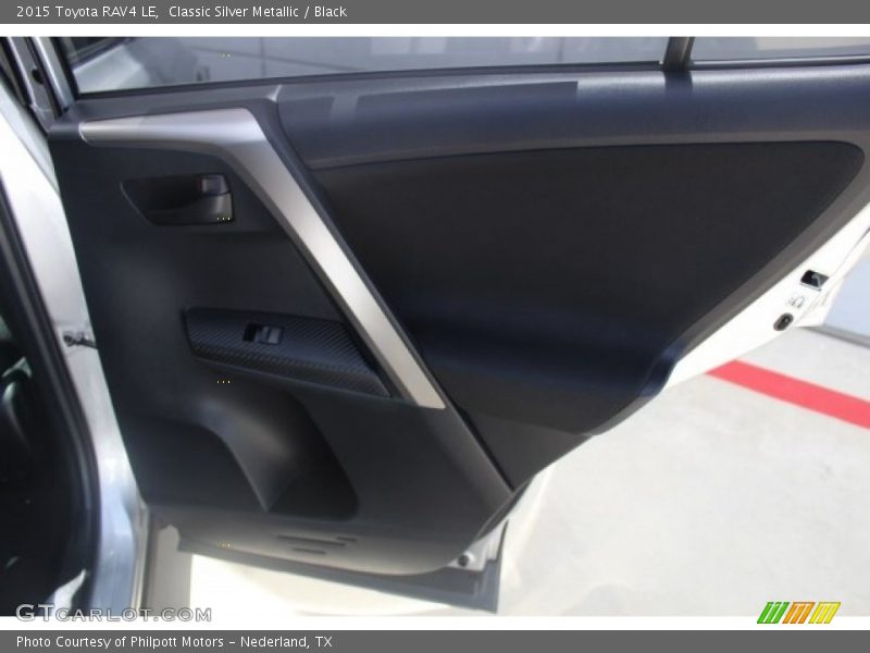Classic Silver Metallic / Black 2015 Toyota RAV4 LE