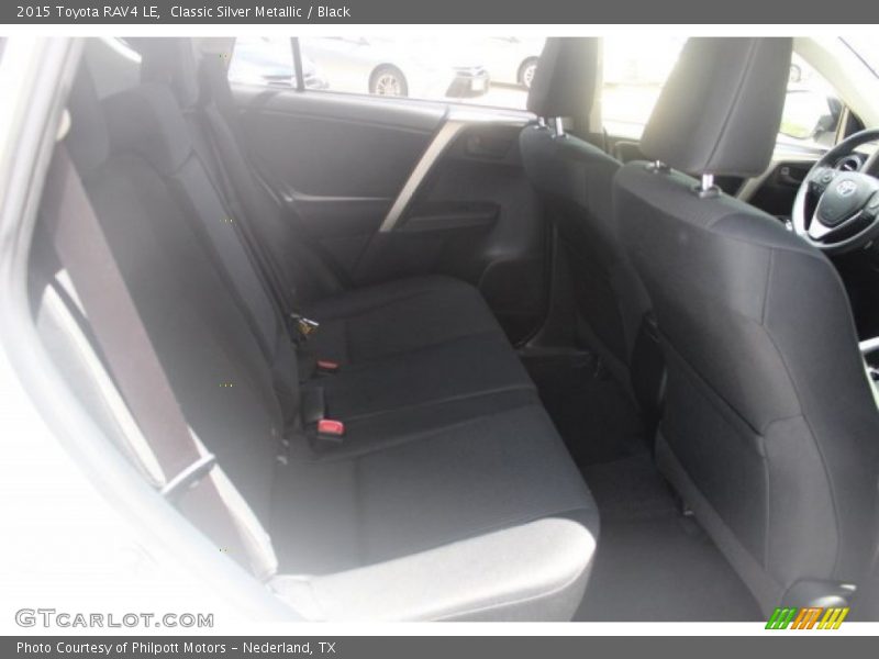 Classic Silver Metallic / Black 2015 Toyota RAV4 LE