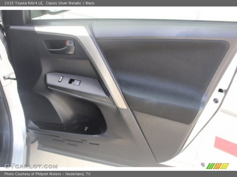 Classic Silver Metallic / Black 2015 Toyota RAV4 LE