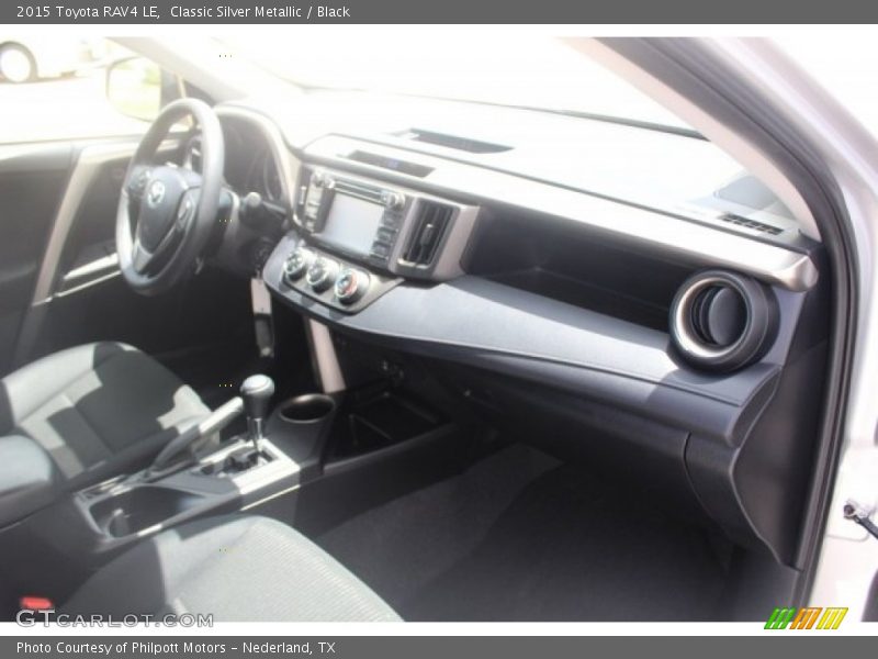 Classic Silver Metallic / Black 2015 Toyota RAV4 LE