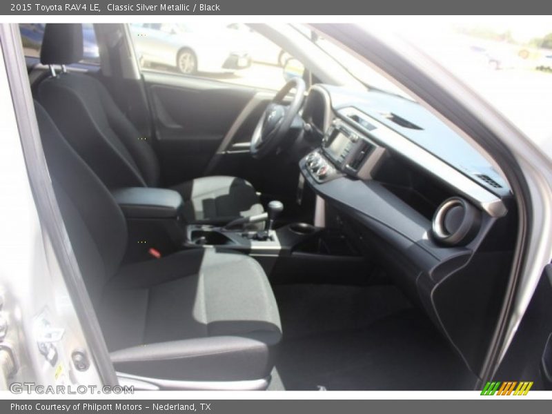 Classic Silver Metallic / Black 2015 Toyota RAV4 LE