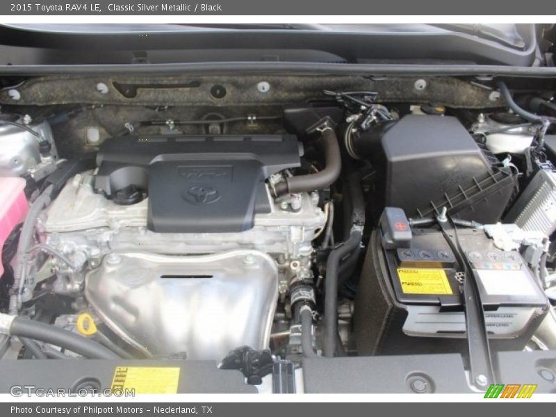 Classic Silver Metallic / Black 2015 Toyota RAV4 LE