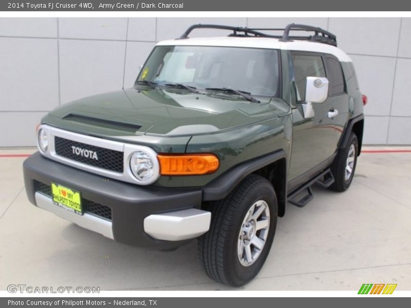 Army Green / Dark Charcoal 2014 Toyota FJ Cruiser 4WD