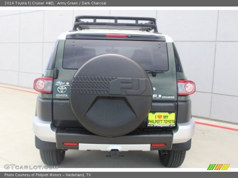 Army Green / Dark Charcoal 2014 Toyota FJ Cruiser 4WD