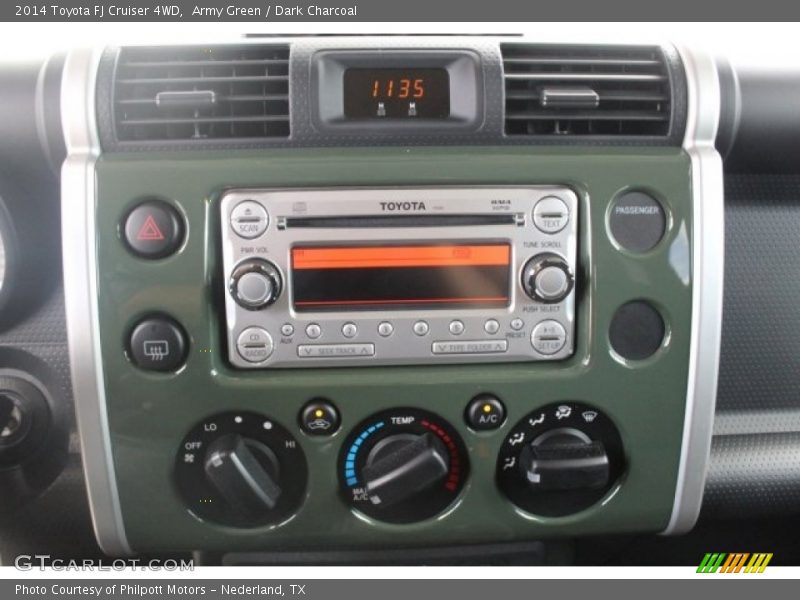 Army Green / Dark Charcoal 2014 Toyota FJ Cruiser 4WD