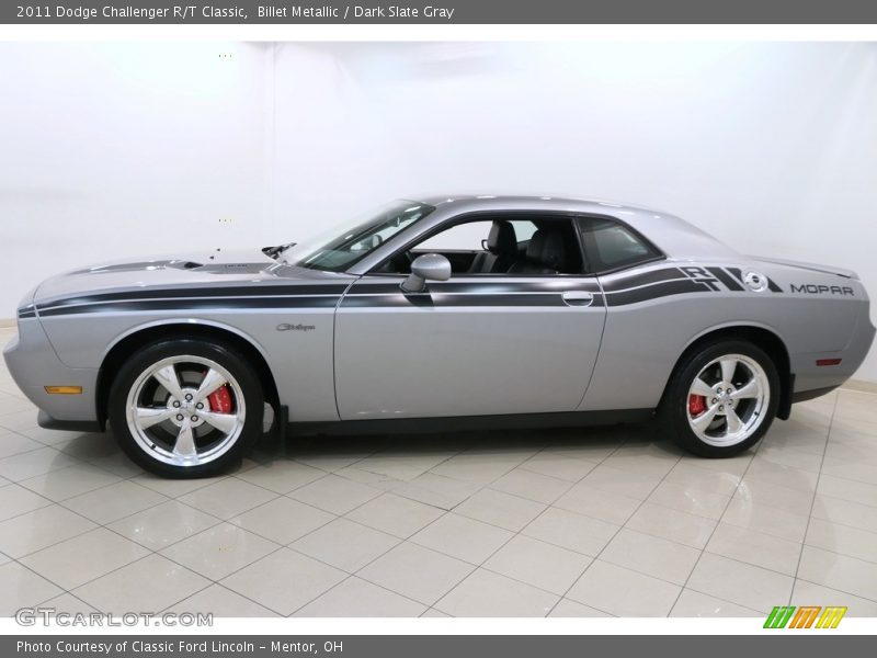 Billet Metallic / Dark Slate Gray 2011 Dodge Challenger R/T Classic