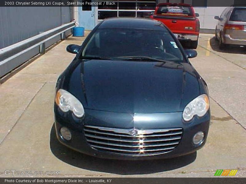 Steel Blue Pearlcoat / Black 2003 Chrysler Sebring LXi Coupe