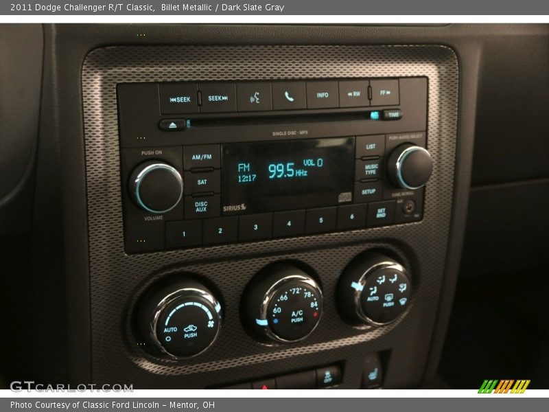 Billet Metallic / Dark Slate Gray 2011 Dodge Challenger R/T Classic