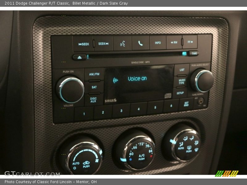 Billet Metallic / Dark Slate Gray 2011 Dodge Challenger R/T Classic