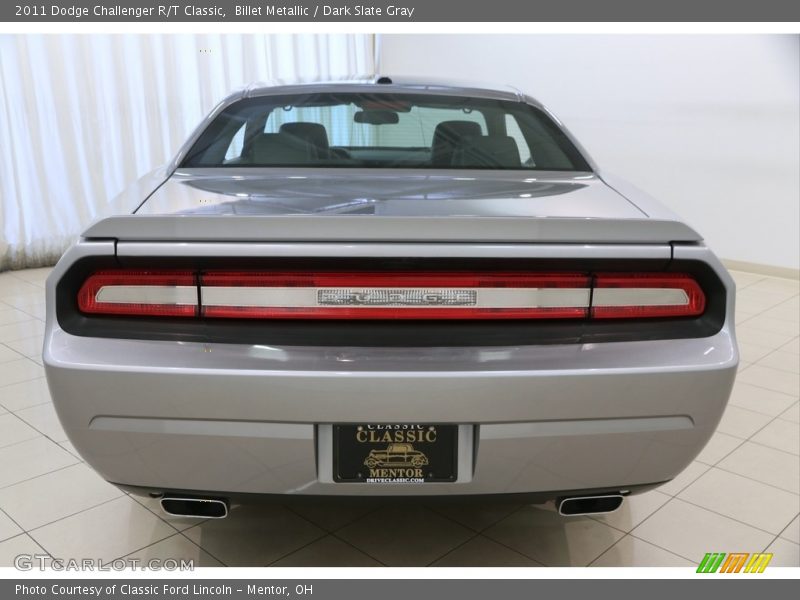 Billet Metallic / Dark Slate Gray 2011 Dodge Challenger R/T Classic