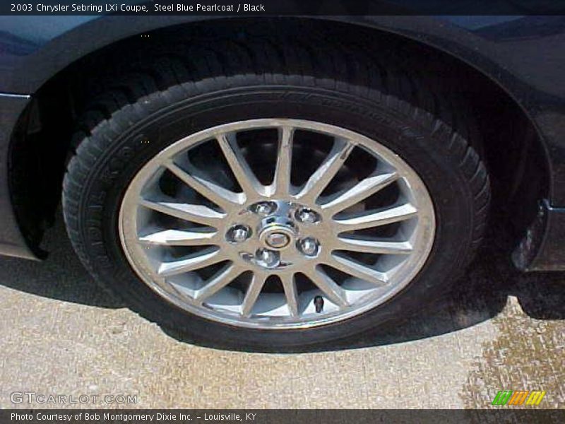 Steel Blue Pearlcoat / Black 2003 Chrysler Sebring LXi Coupe