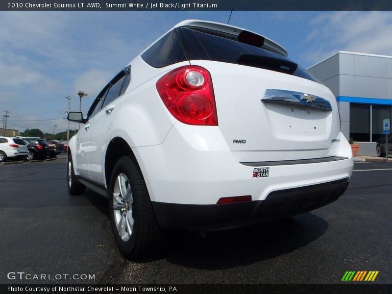 Summit White / Jet Black/Light Titanium 2010 Chevrolet Equinox LT AWD