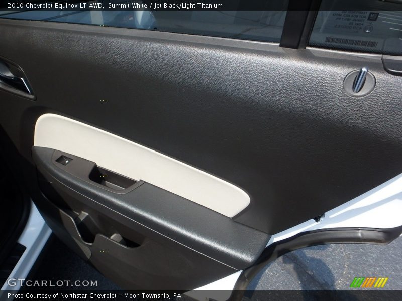 Summit White / Jet Black/Light Titanium 2010 Chevrolet Equinox LT AWD