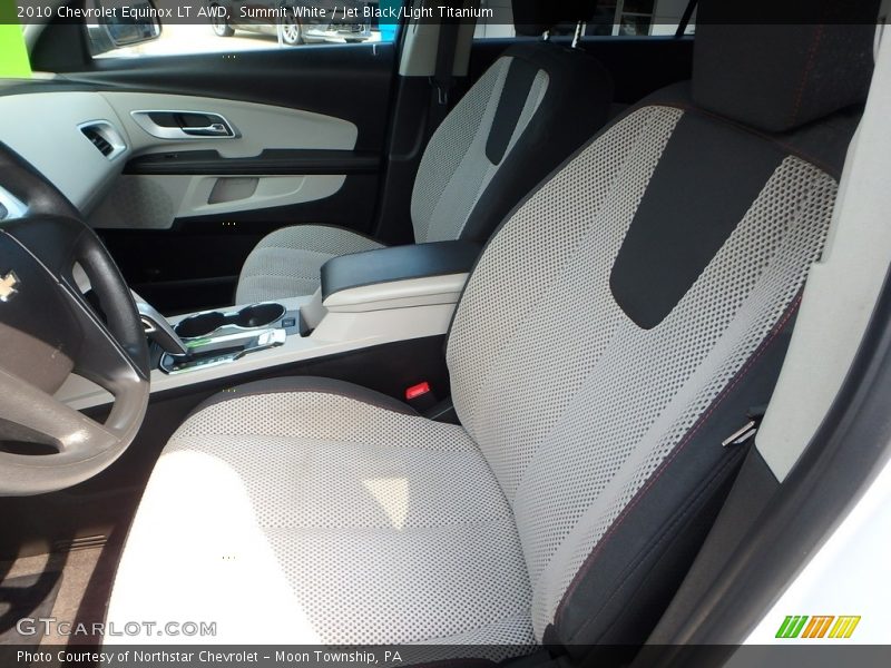 Summit White / Jet Black/Light Titanium 2010 Chevrolet Equinox LT AWD