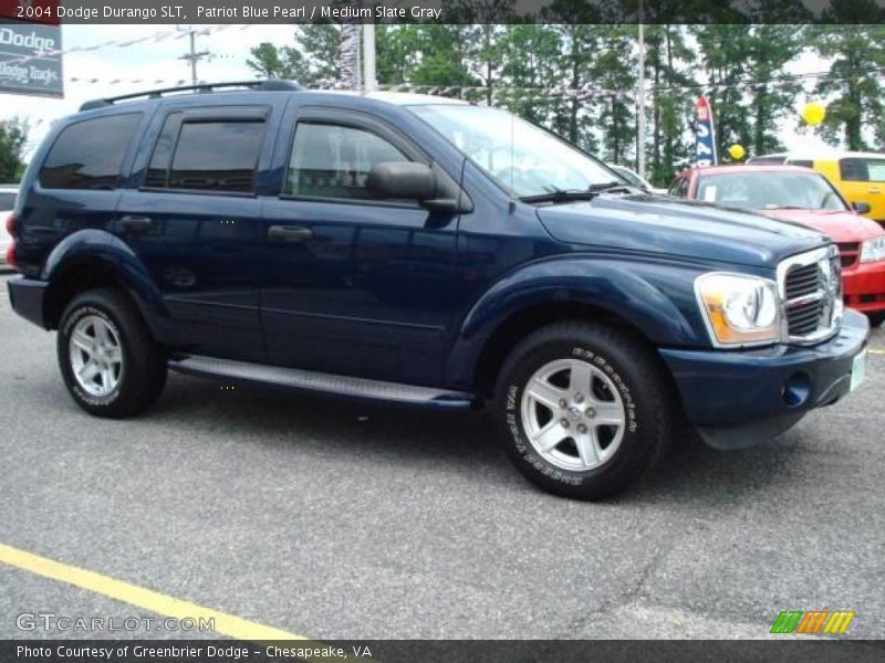 Patriot Blue Pearl / Medium Slate Gray 2004 Dodge Durango SLT