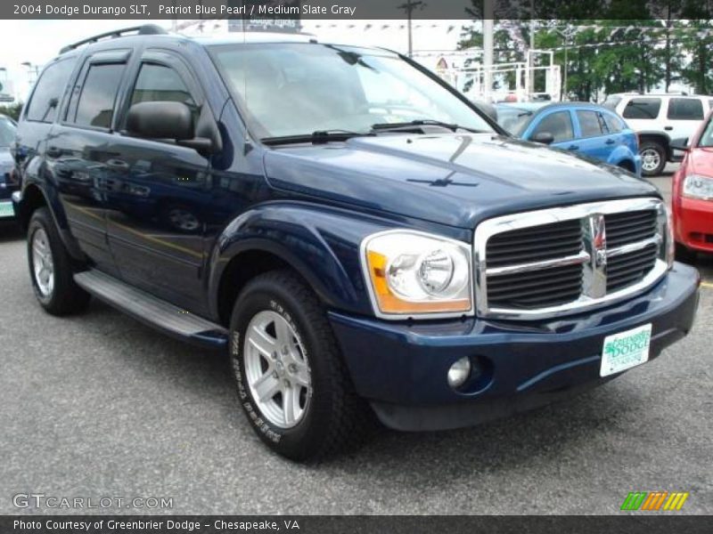 Patriot Blue Pearl / Medium Slate Gray 2004 Dodge Durango SLT