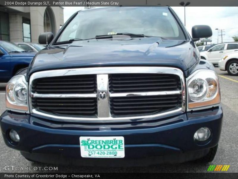 Patriot Blue Pearl / Medium Slate Gray 2004 Dodge Durango SLT