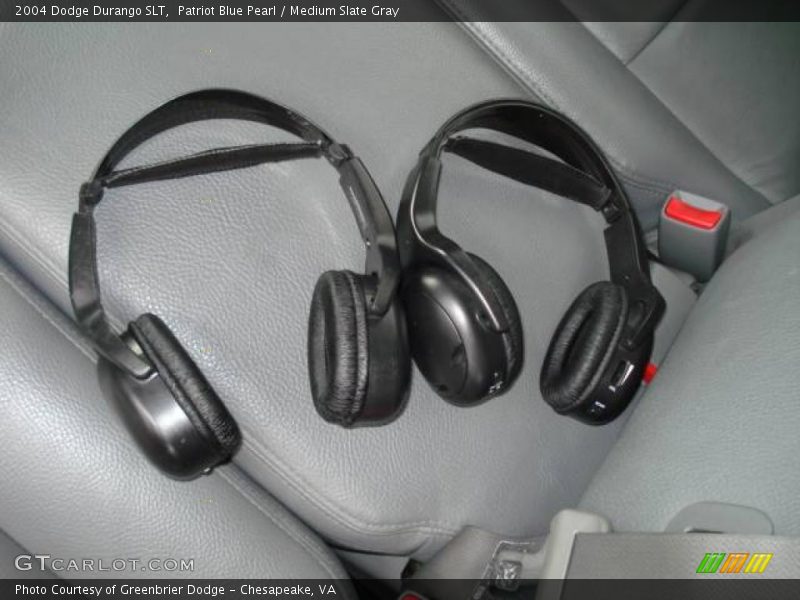 Patriot Blue Pearl / Medium Slate Gray 2004 Dodge Durango SLT